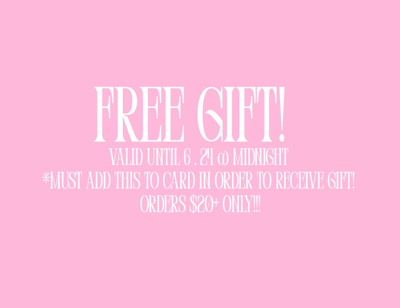 FREE GIFT!ποΈπ©΅ *read description