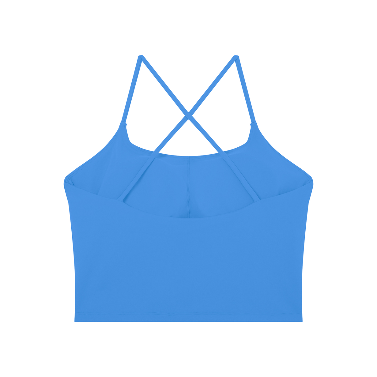Ella Blue Faux Patch Athletic Tank