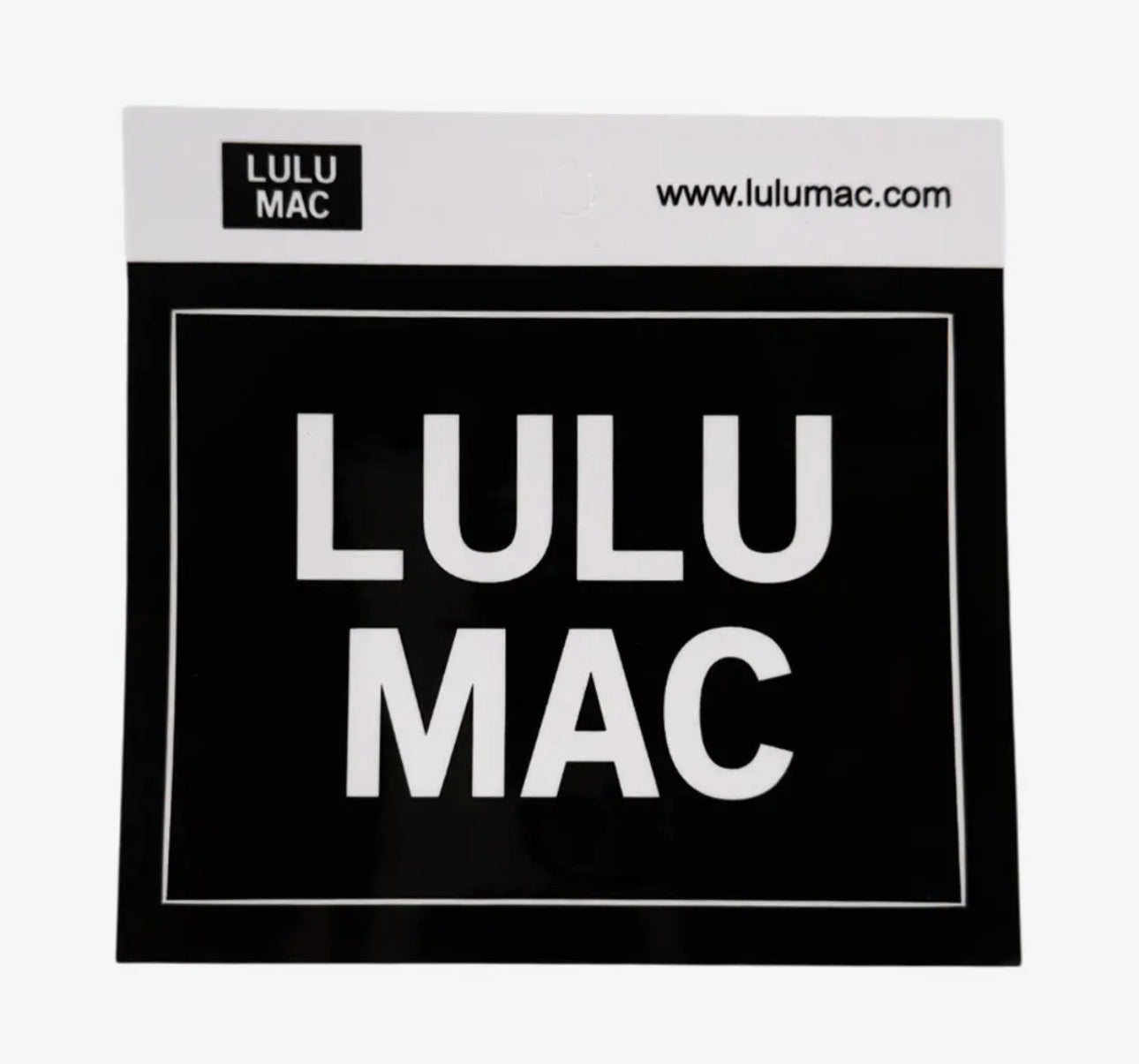 Lulu Mac Sticker - Black