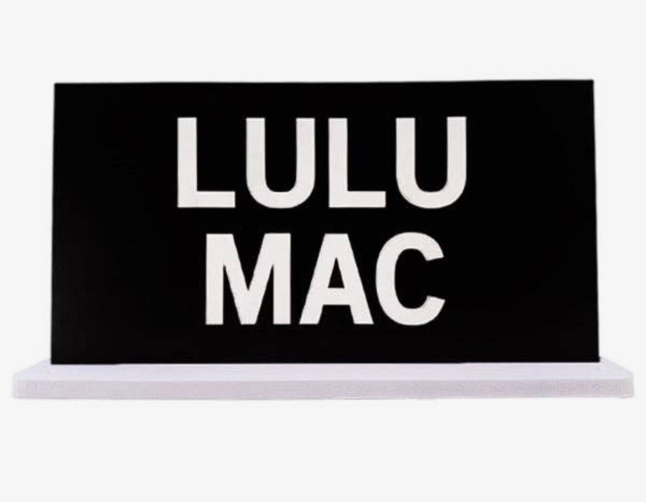 Lulu Mac Logo Display For Vendors