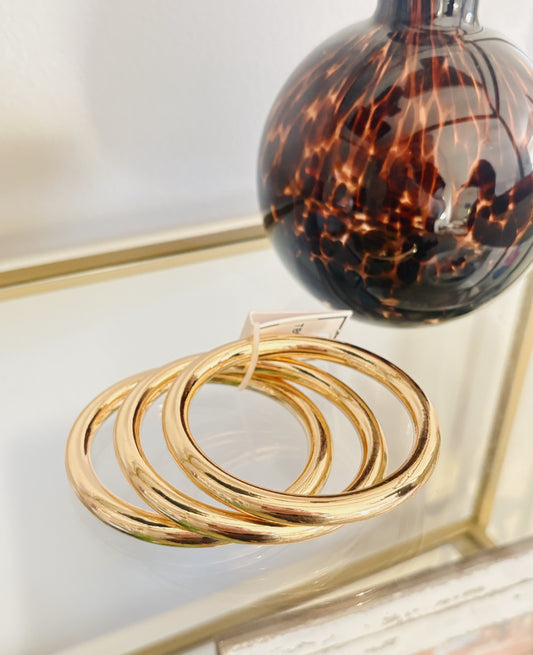 Everyday Gold Bangle Stack