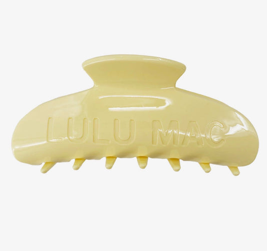 Lulu Mac Claw Clip - Butter Yellow