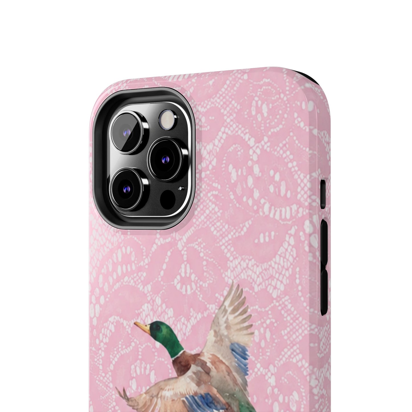 Pink Lace Mallard Phone Case