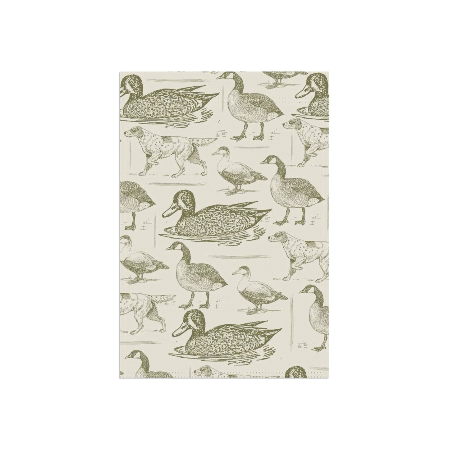Vintage Waterfowl Garden Flag