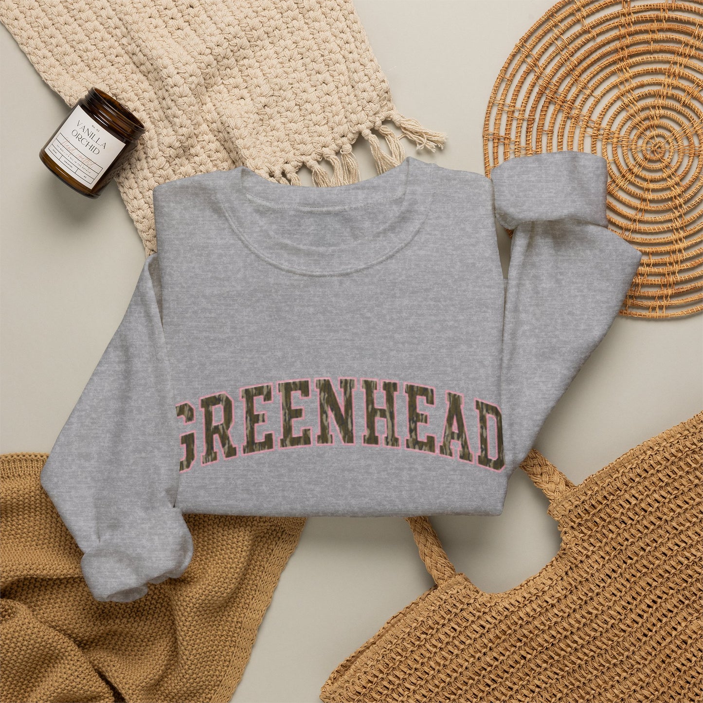 Greenhead Crewneck - Bottomland Camo