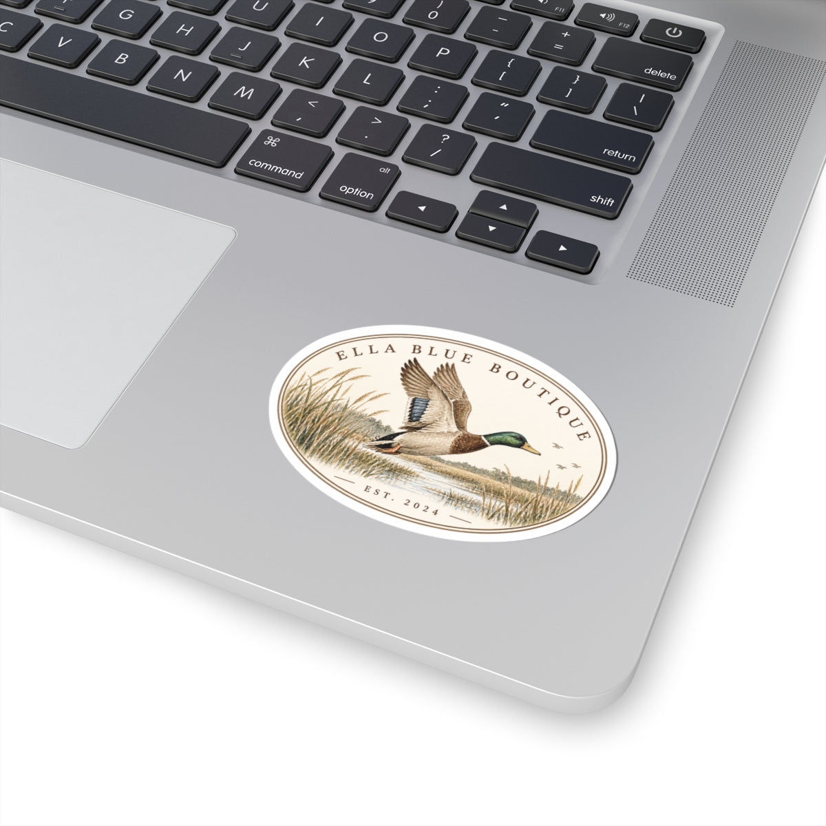 Mallard Duck - Ella Blue Boutique Vintage 3x3 Sticker