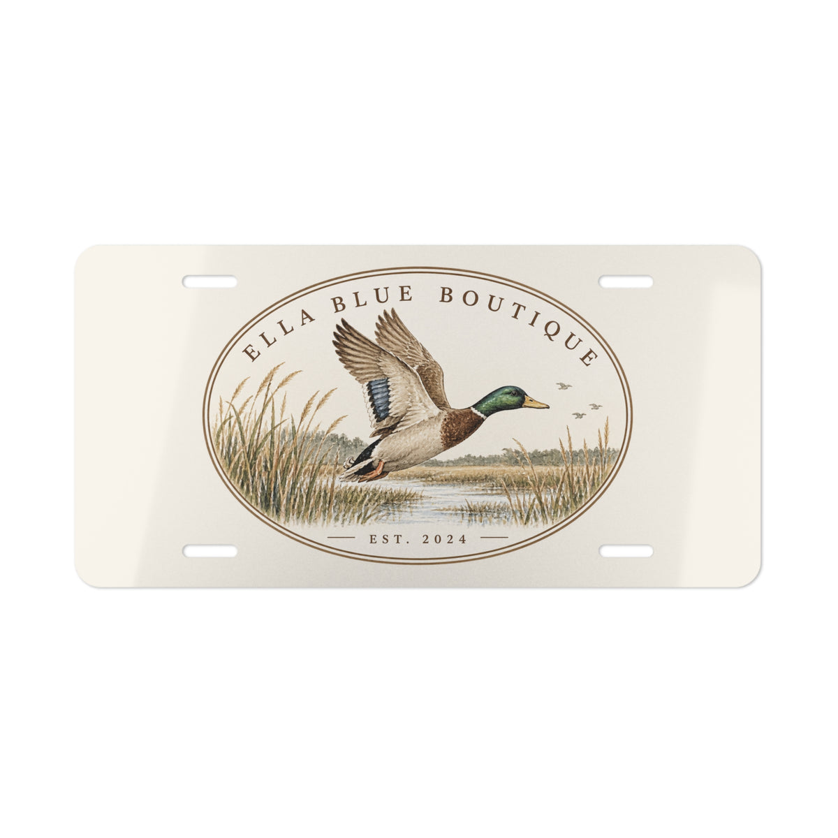 Duck Mallard Patch - License Plate