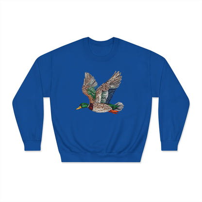 Rhinestone Mallard Crewneck