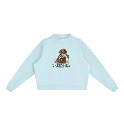 Greenhead Outfitters Chocolate Lab Mock-Neck