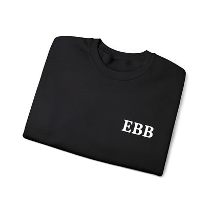 Custom Monogram Embroidery Sweatshirt — Classic White