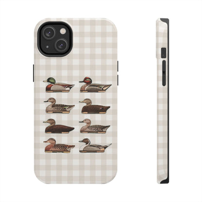 The Decoy Phone Case – Vintage Waterfowl Pattern