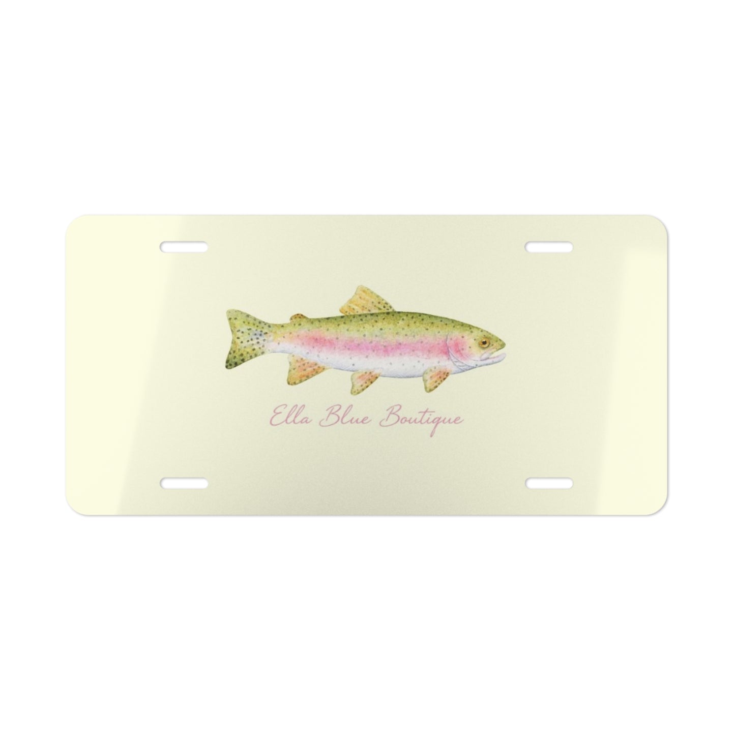 Trout License Plate