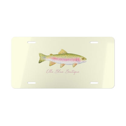 Trout License Plate