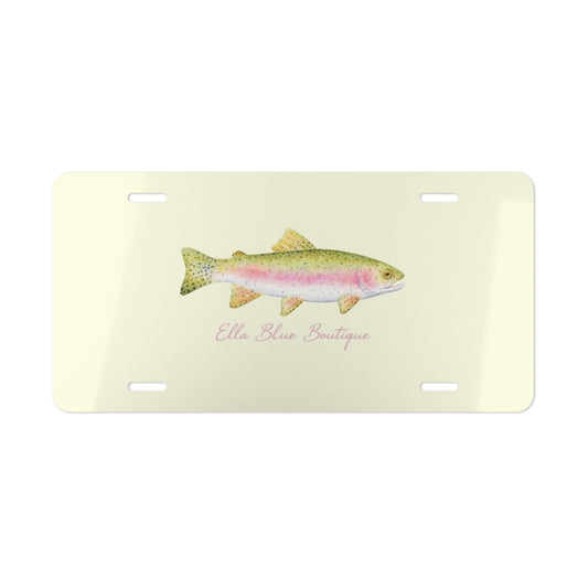 Trout License Plate
