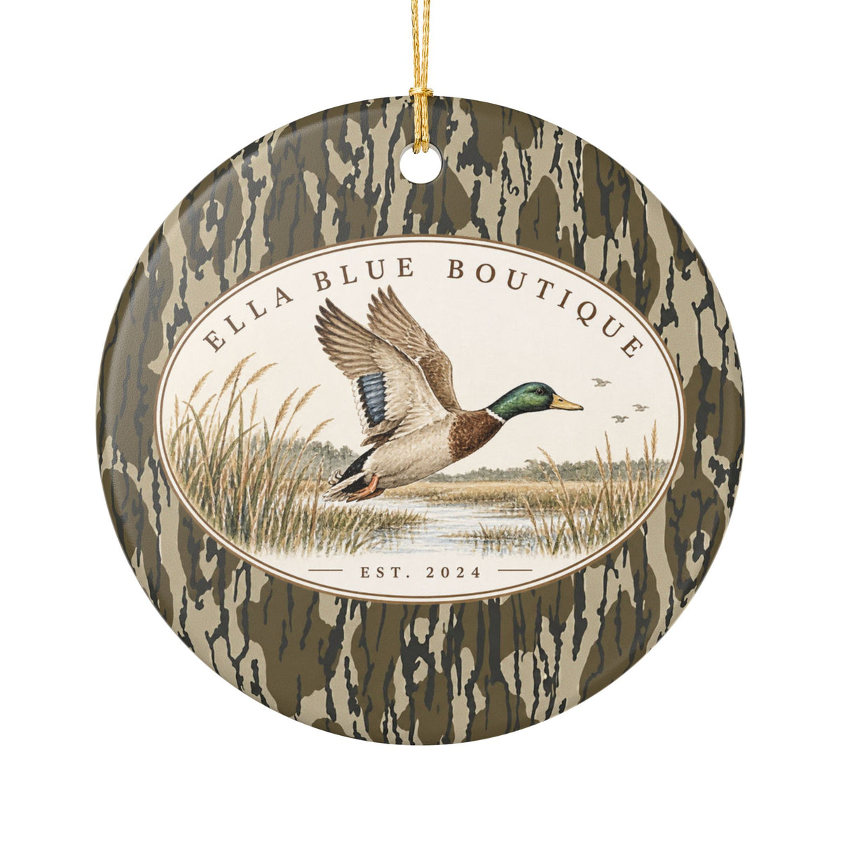 Ceramic Ornament – Mossy Oak x Ella Blue