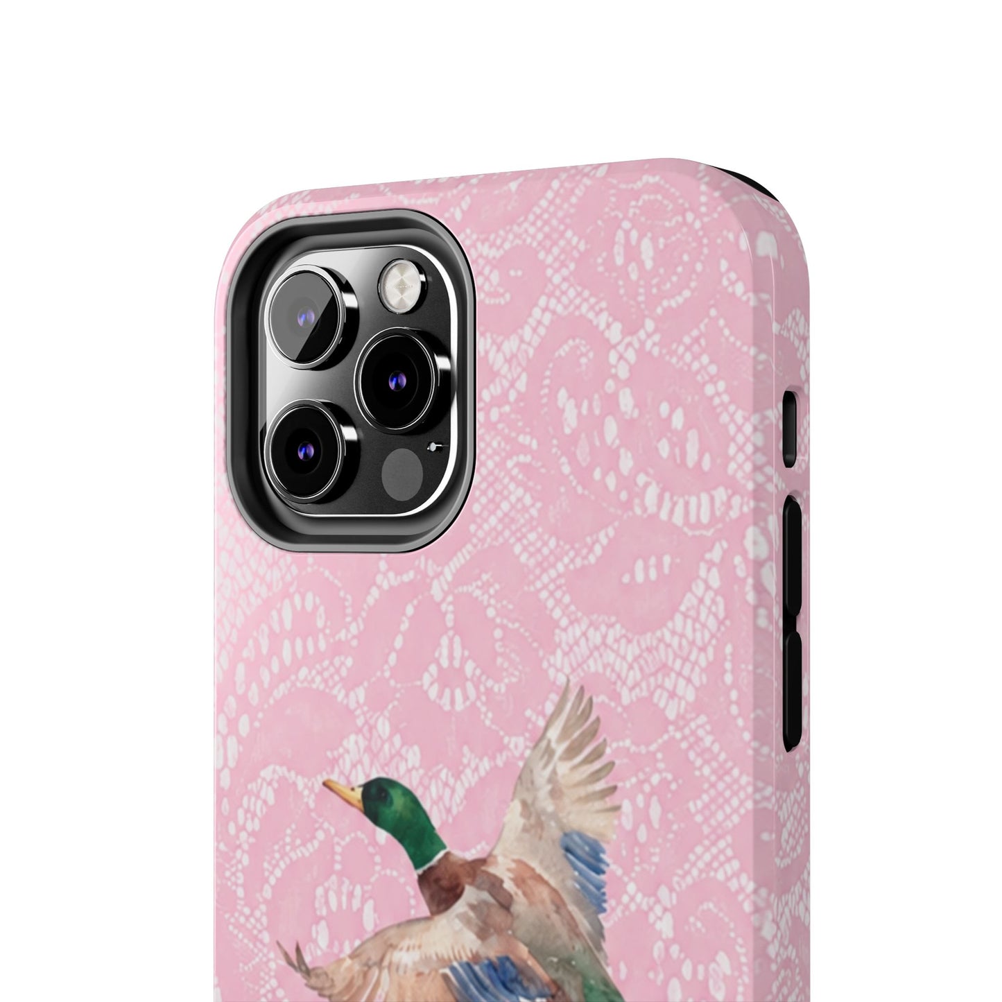 Pink Lace Mallard Phone Case