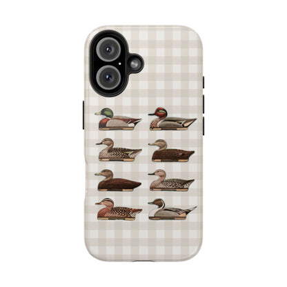 The Decoy Phone Case – Vintage Waterfowl Pattern
