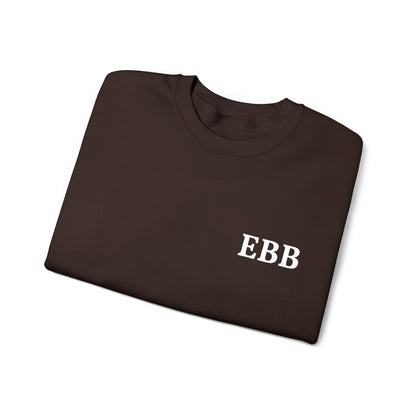Custom Monogram Embroidery Sweatshirt — Classic White