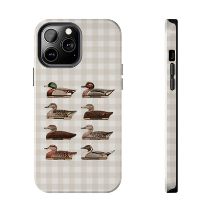 The Decoy Phone Case – Vintage Waterfowl Pattern
