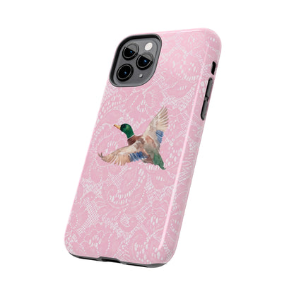 Pink Lace Mallard Phone Case