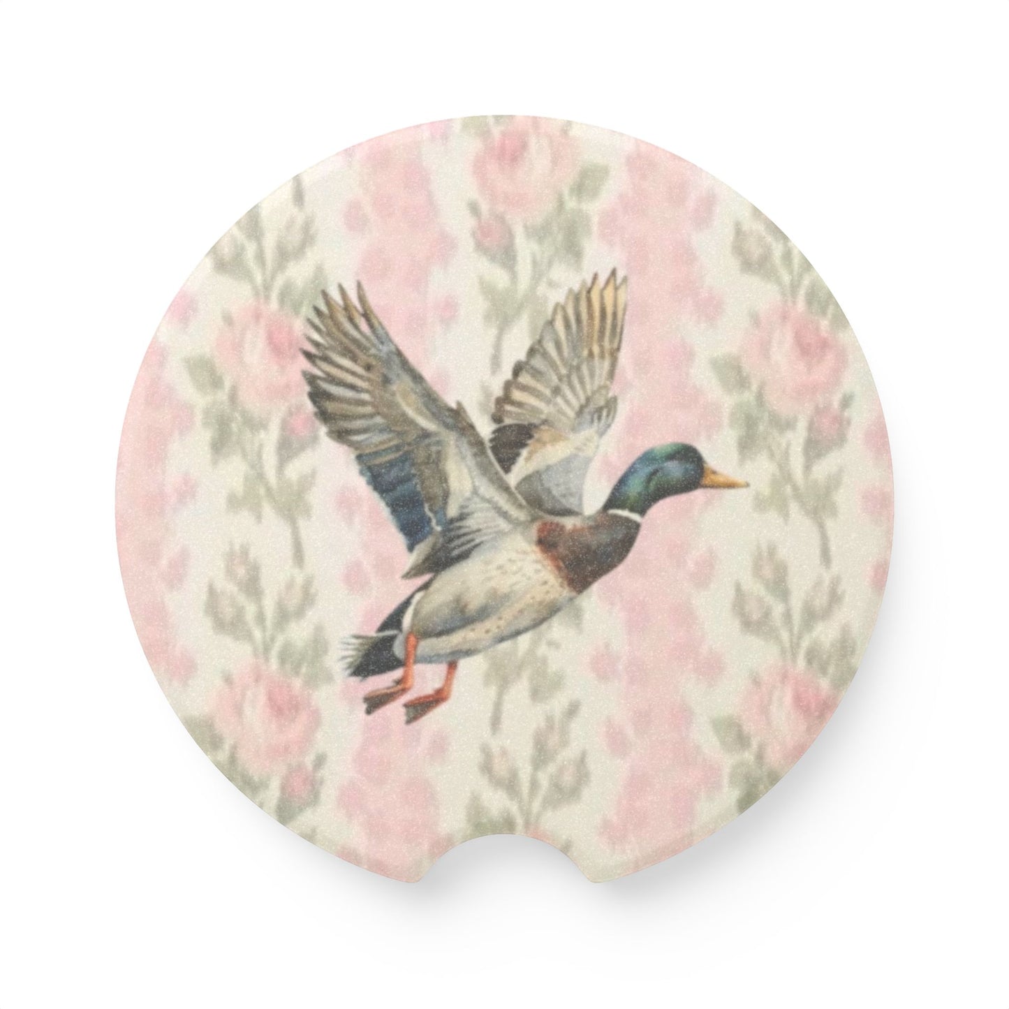 LSF Mallard Car Coasters - Ceramic