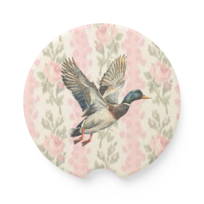 LSF Mallard Car Coasters - Ceramic