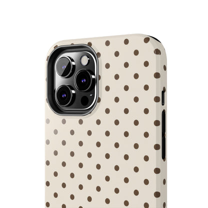 Ella Blue Vintage Waterfowl Polka Dot Phone Case