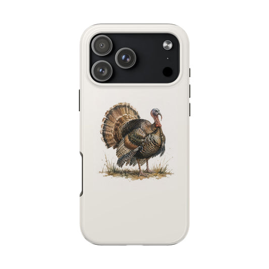 Wild Turkey Phone Case — Vintage Watercolor Turkey