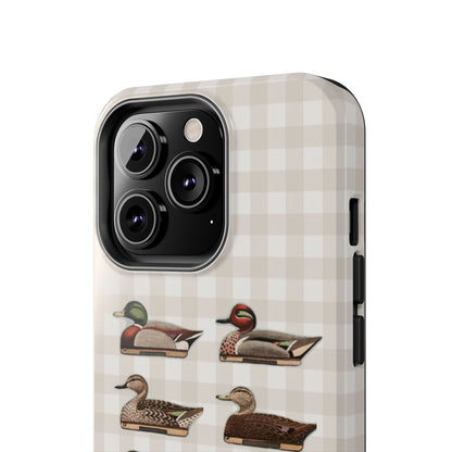 The Decoy Phone Case – Vintage Waterfowl Pattern