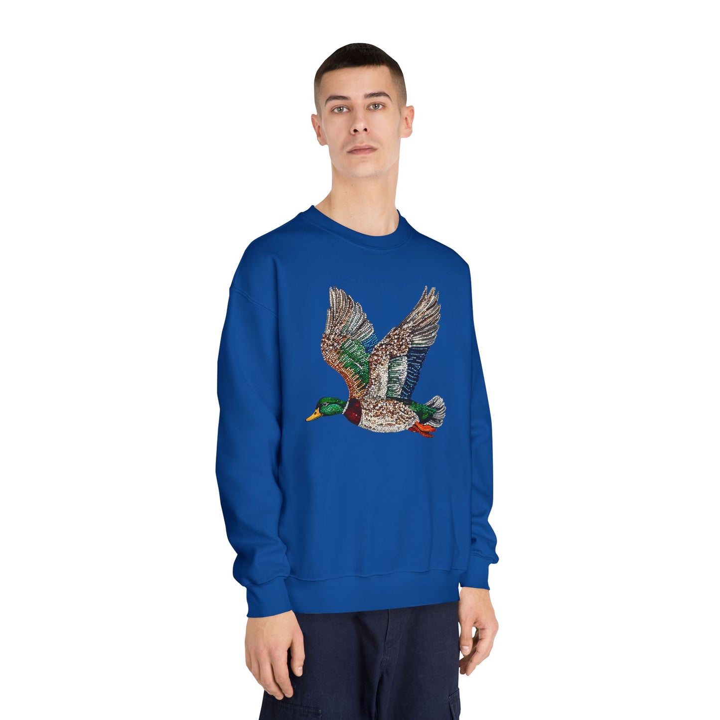 Rhinestone Mallard Crewneck