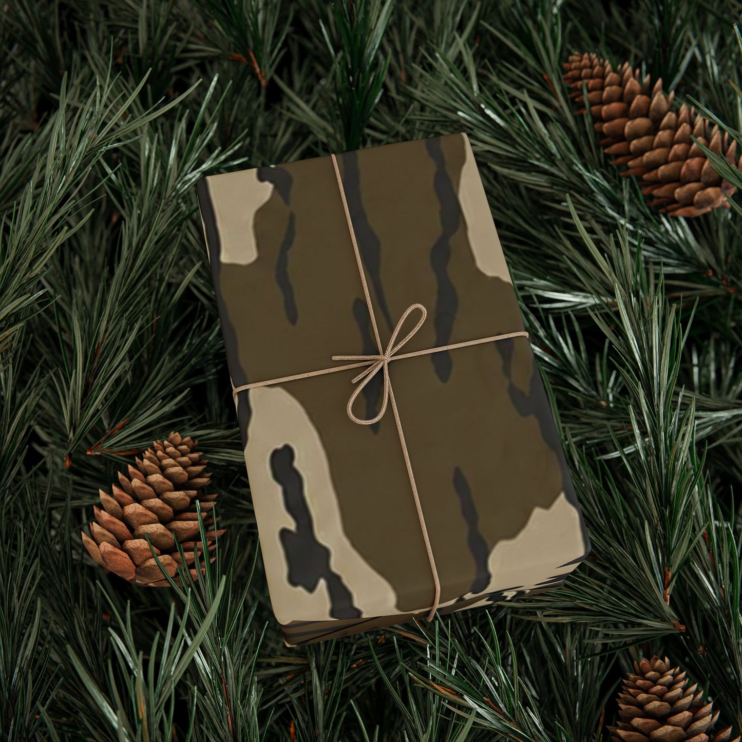 Camo Woodland Wrapping Paper