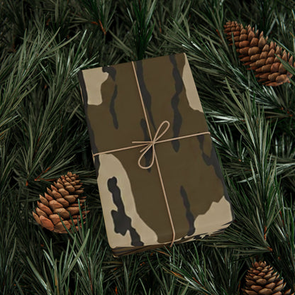 Camo Woodland Wrapping Paper