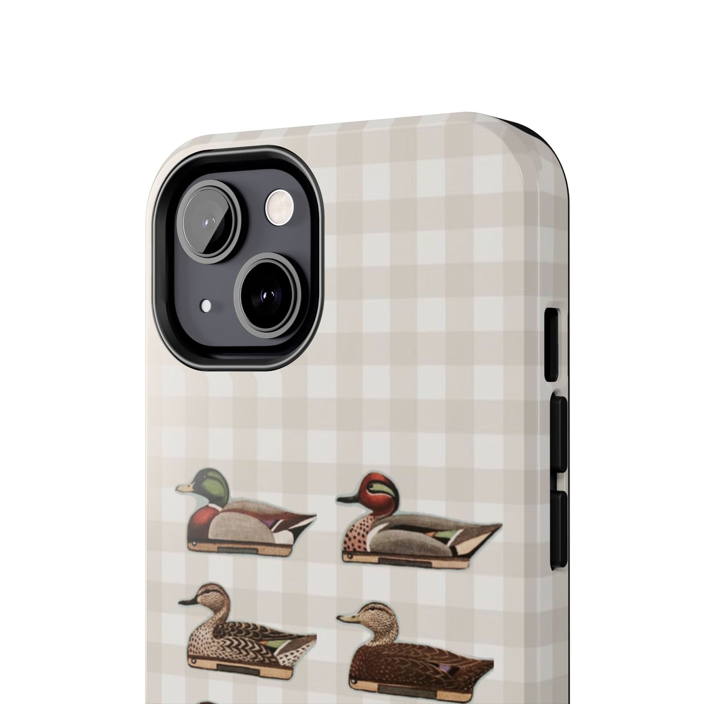 The Decoy Phone Case – Vintage Waterfowl Pattern