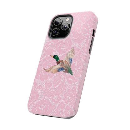 Pink Lace Mallard Phone Case