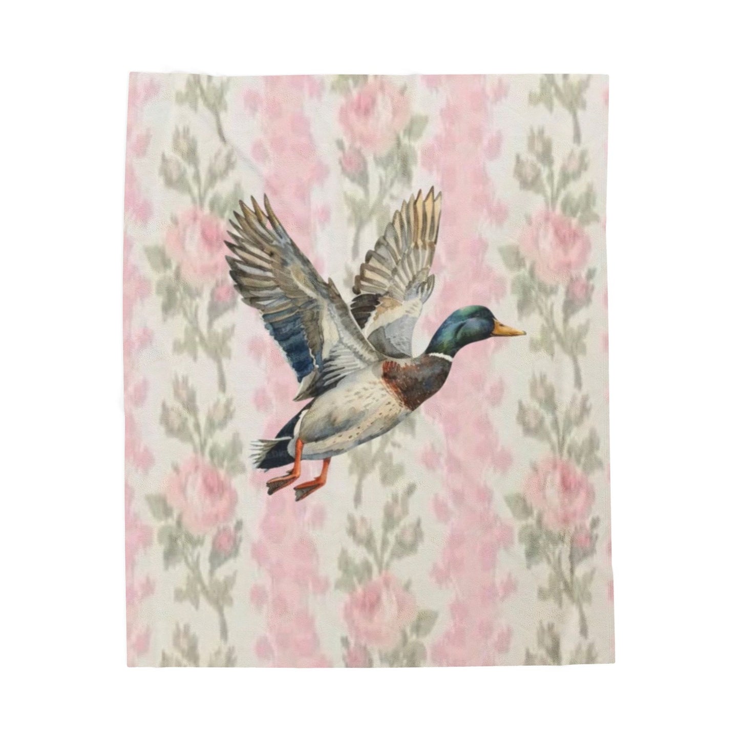 LSF Mallard Plush Throw Blanket