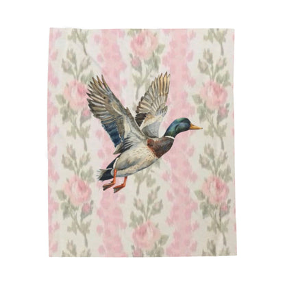 LSF Mallard Plush Throw Blanket