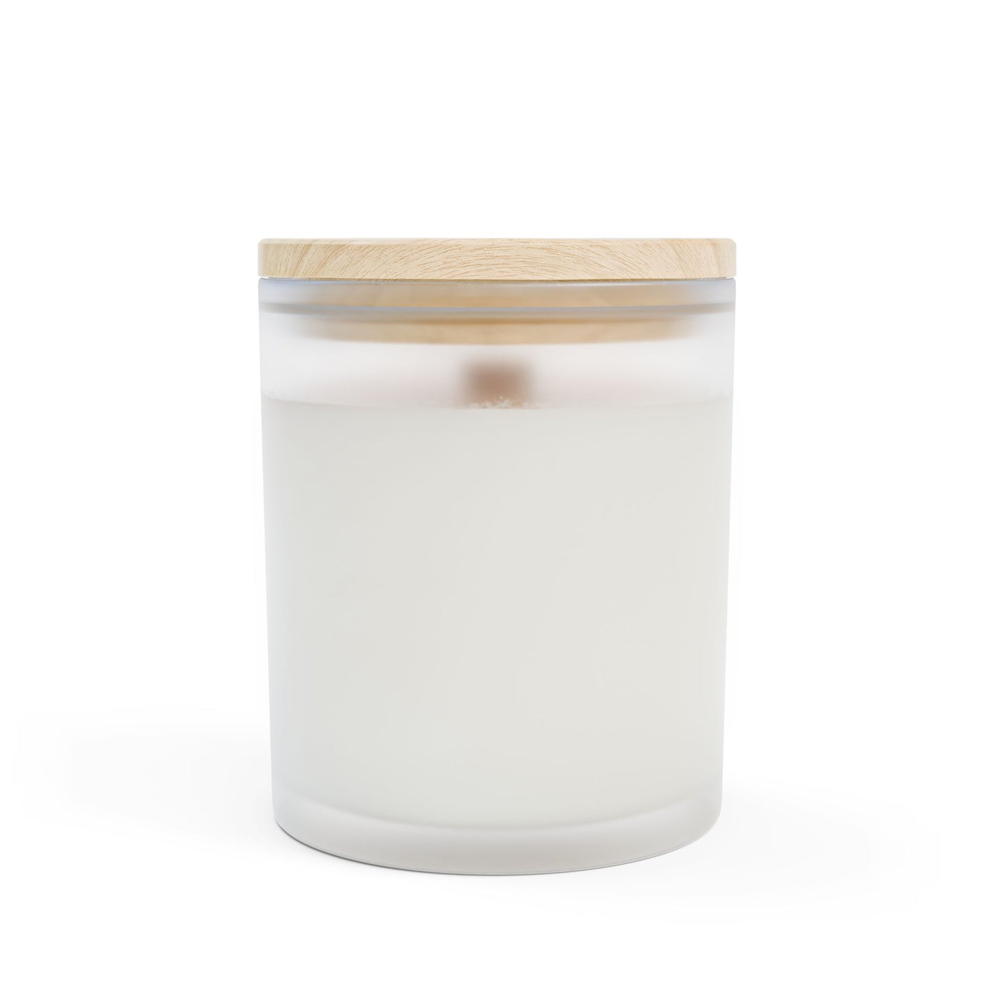 Pink Monogram Candle — Pink Luxe Frosted Glass, 11oz