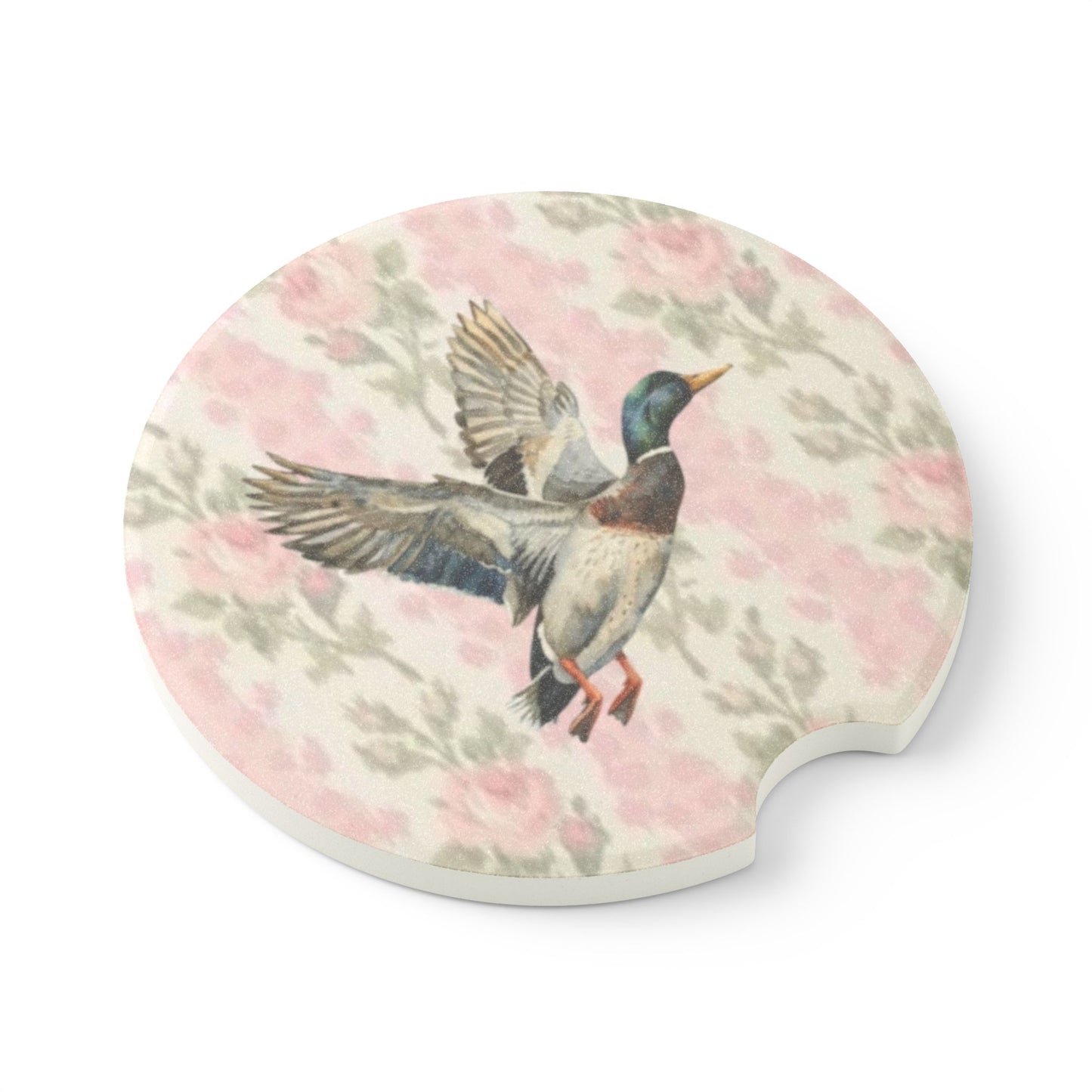 LSF Mallard Car Coasters - Ceramic