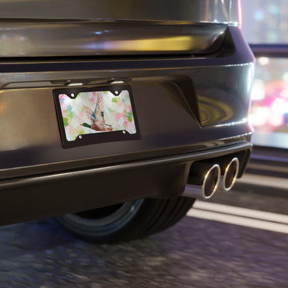 Mallard Duck Confetti License Plate