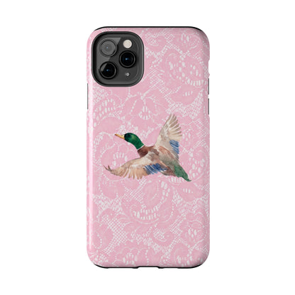 Pink Lace Mallard Phone Case