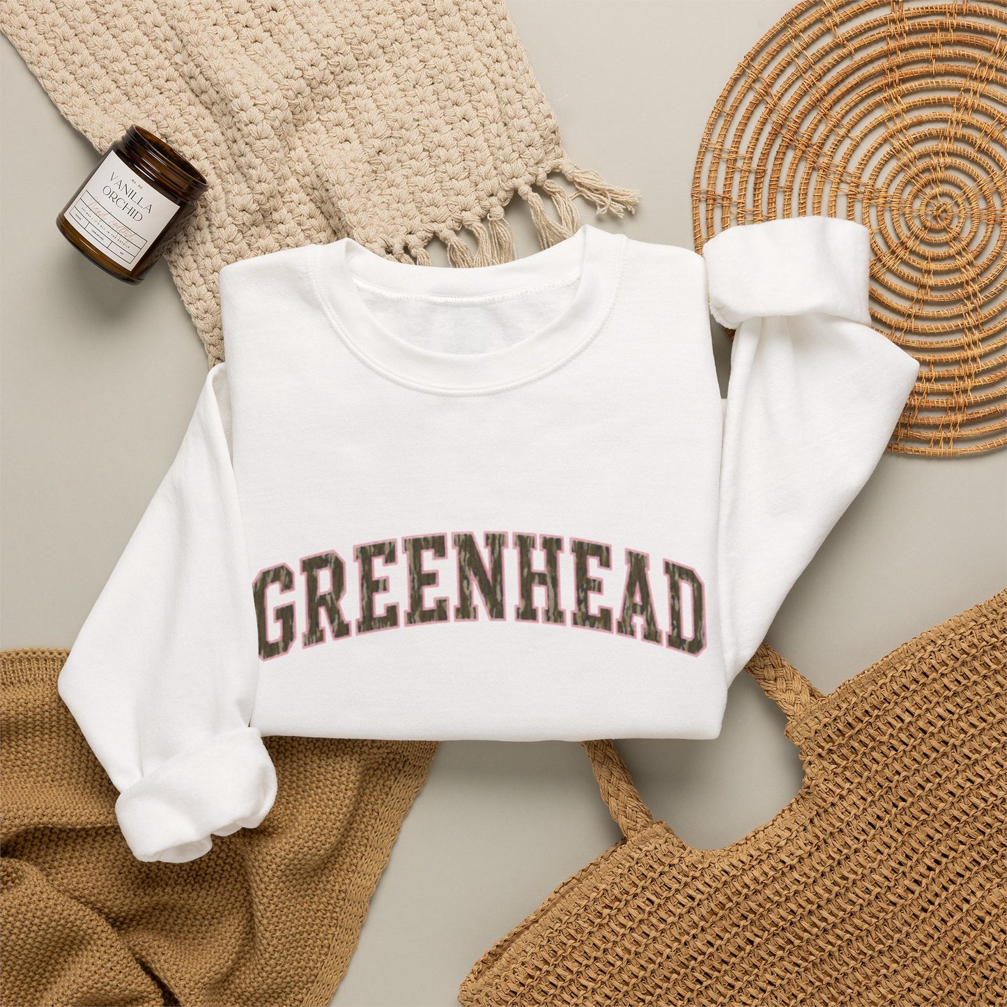 Greenhead Crewneck Sweatshirt – Bottomland Camo