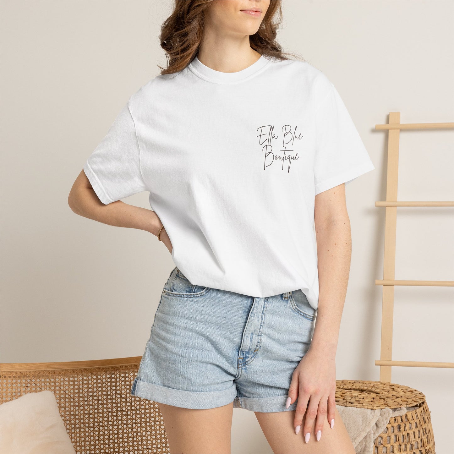 Ella Blue Boutique Mallard Tee - Unisex - Mock-pocket