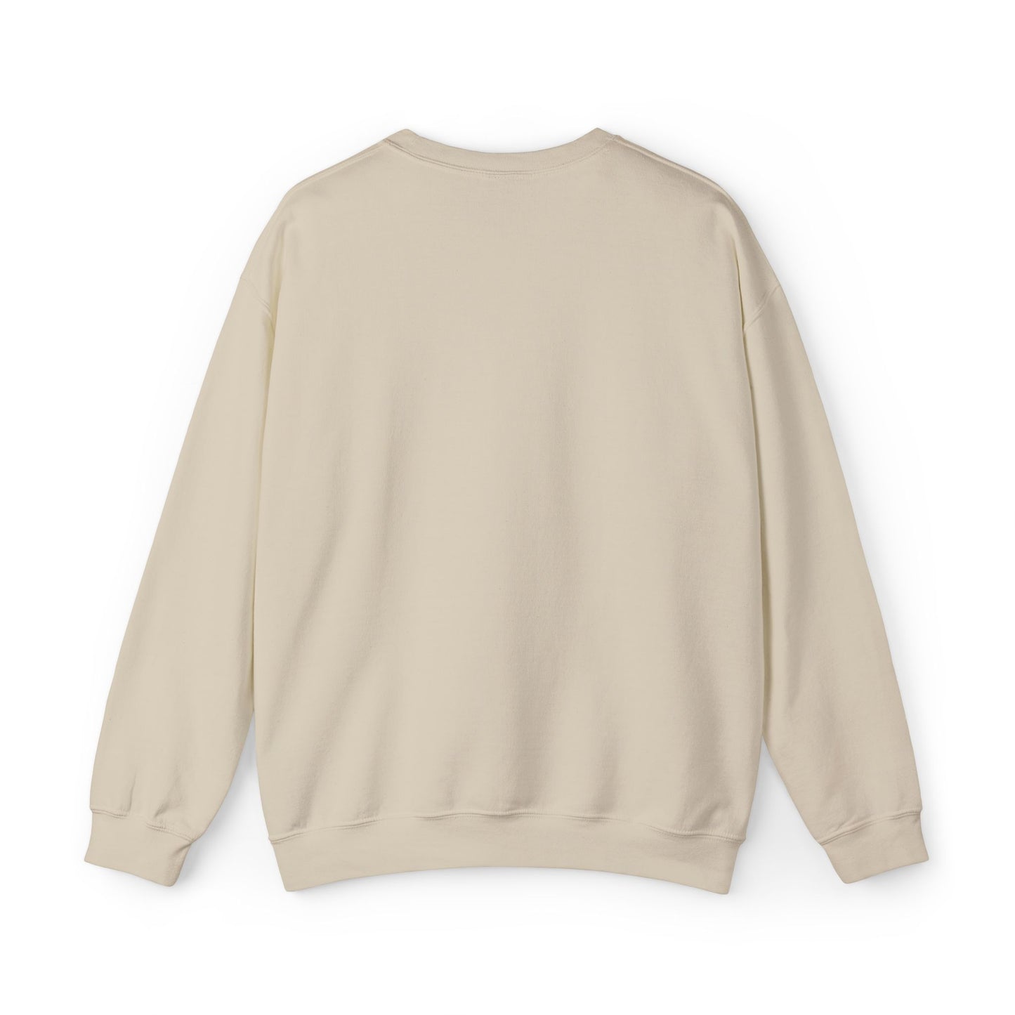 Custom Monogram Embroidery Sweatshirt — Classic White
