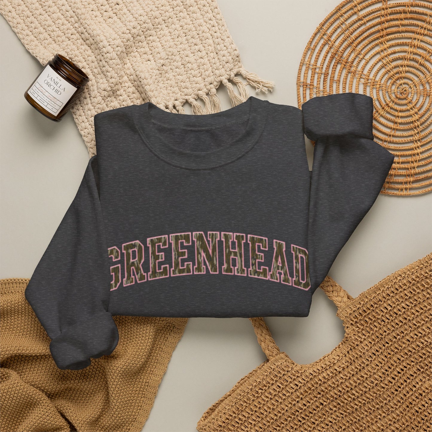 Greenhead Crewneck - Bottomland Camo
