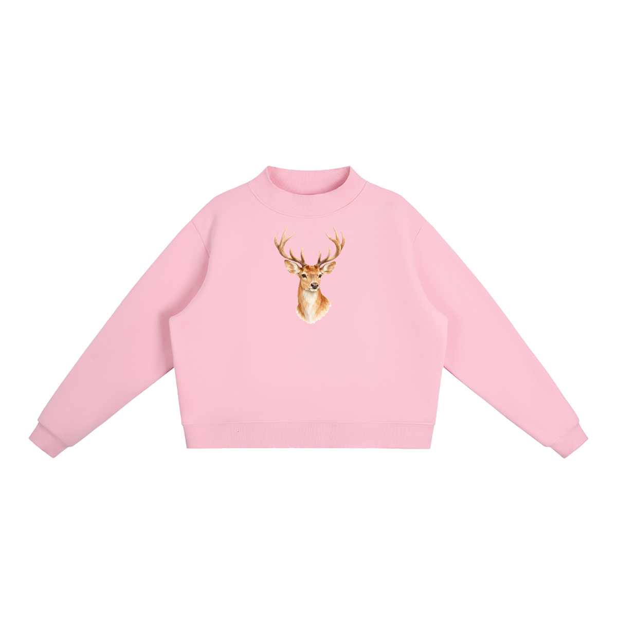 Deer Mock-Neck