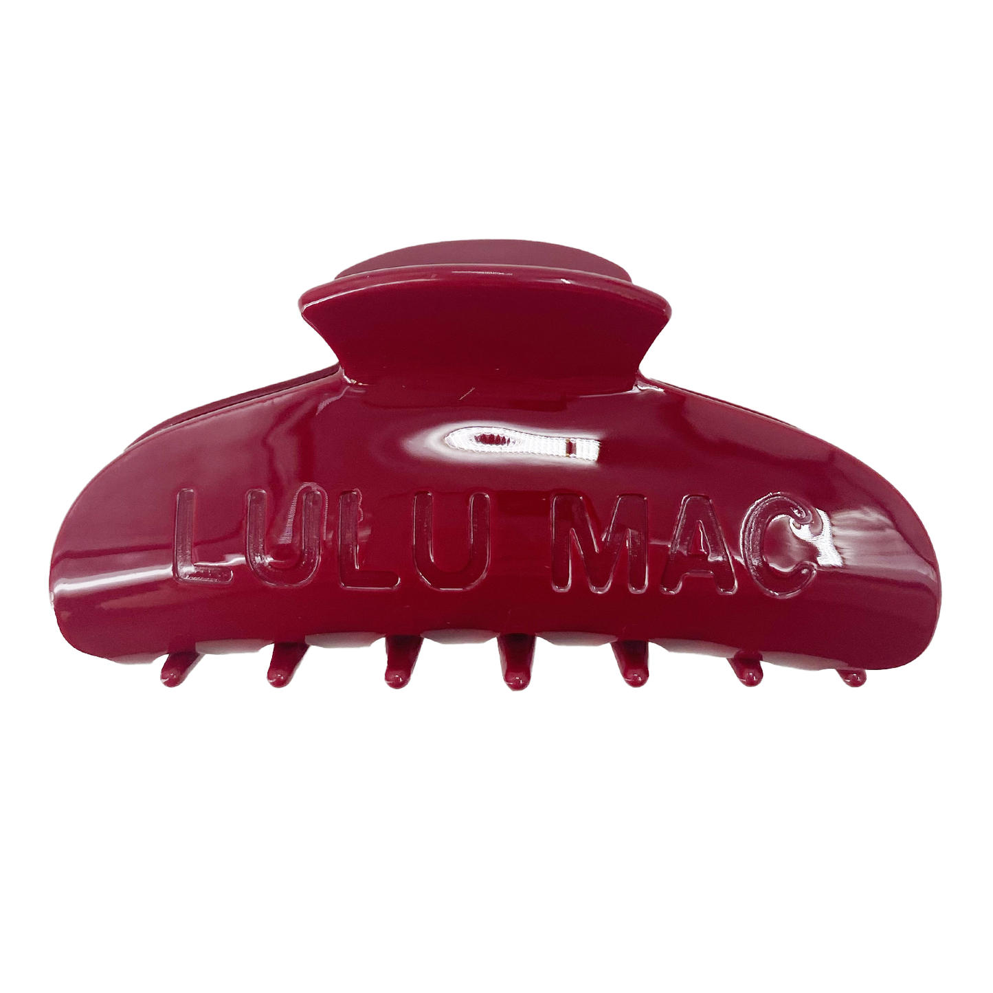 Lulu Mac Claw Clip - Crimson