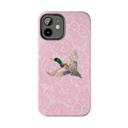 Pink Lace Mallard Phone Case