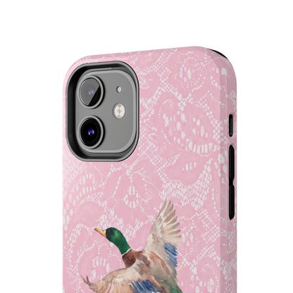 Pink Lace Mallard Phone Case