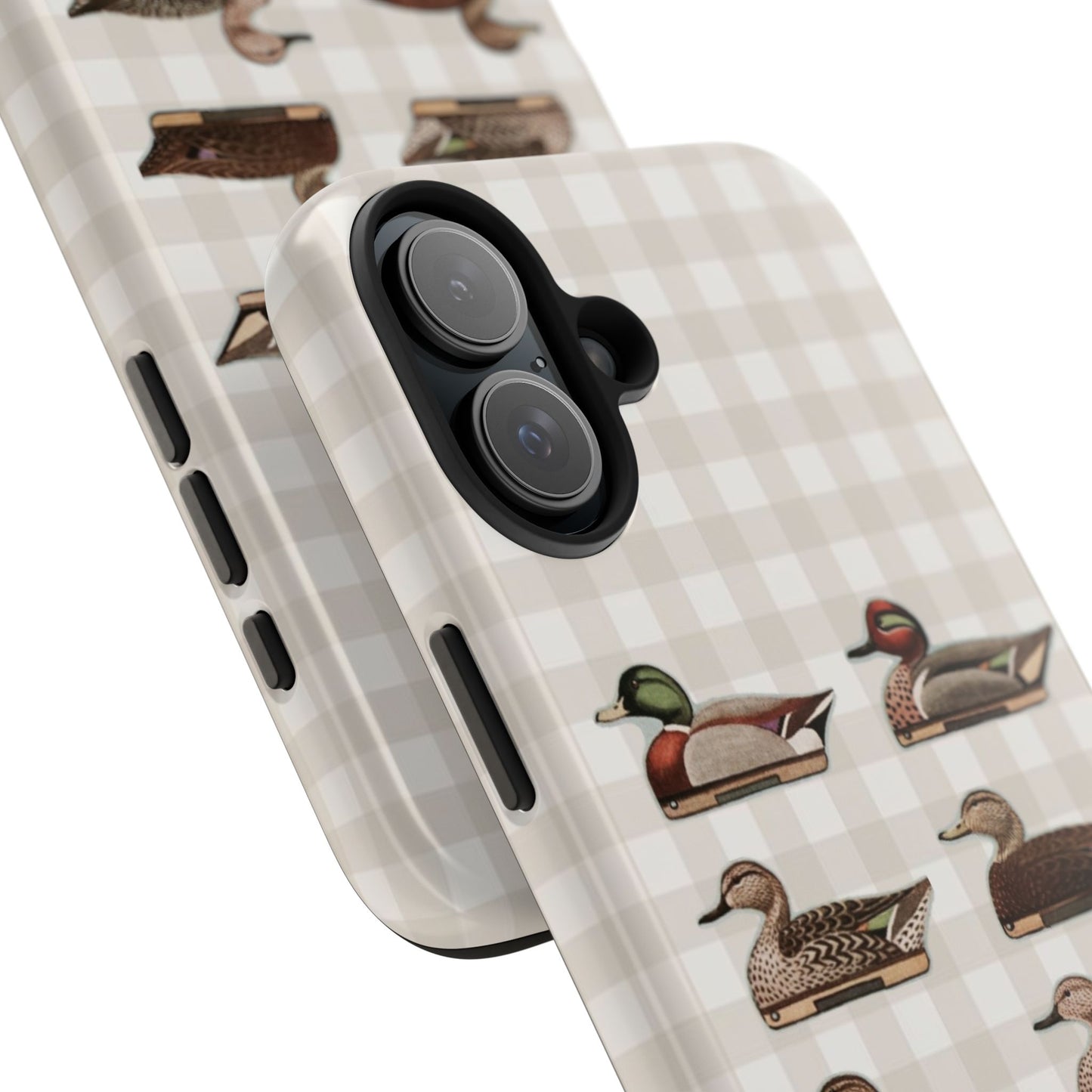 The Decoy Phone Case – Vintage Waterfowl Pattern