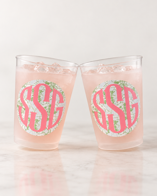 Custom Frosted Plastic Cup (2 pk)